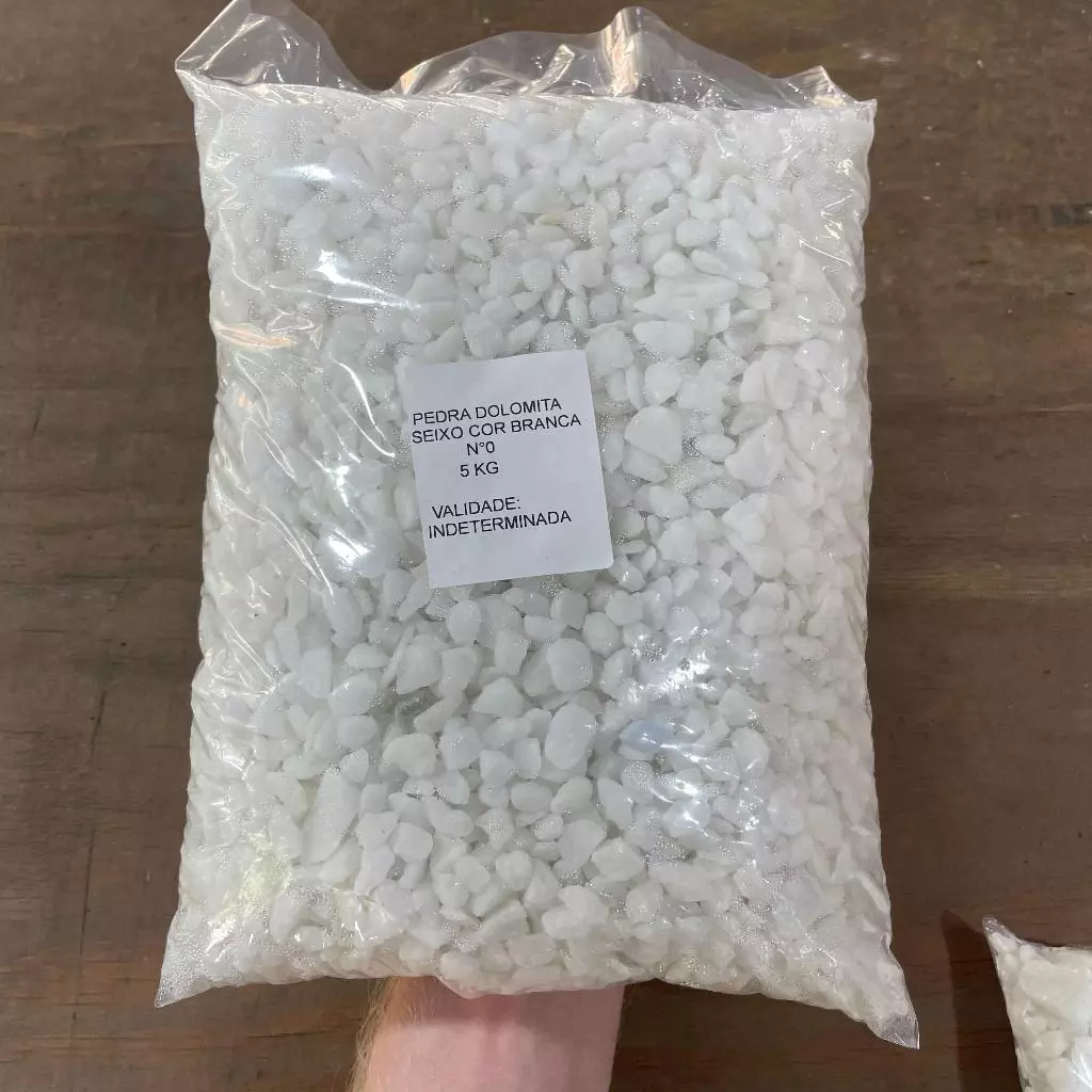 Pedra Decorativa Branca para Vasos Jardins e Decoração - Imagem 4